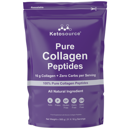 Pudră Pură de Peptide de Colagen